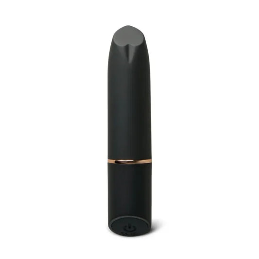Black 10-Speed Rechargeable 9 cm Vibrating Bullet