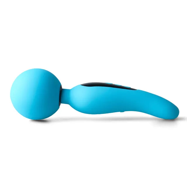 9-Speed Rechargeable Magic Wand Massager with Heating & Vibrating Functions