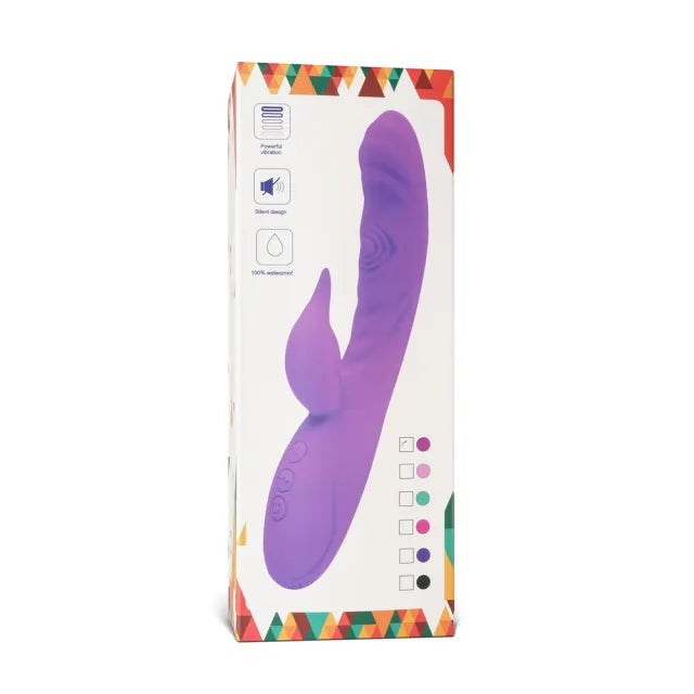 7-Speed Rabbit Vibrator with Double Tapping Function