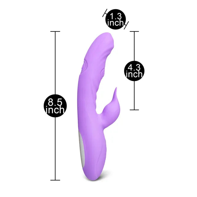 7-Speed Rabbit Vibrator with Double Tapping Function