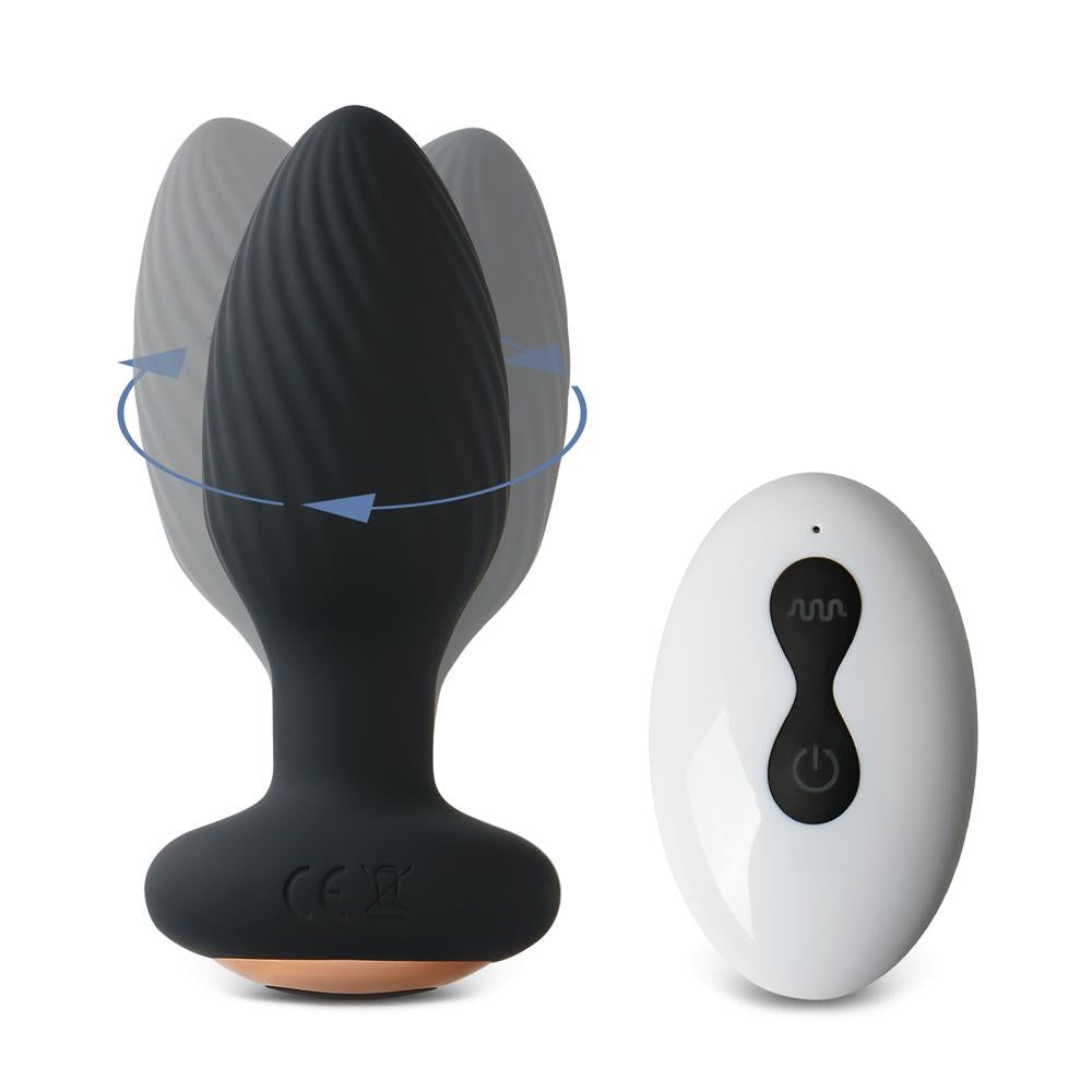 7-Speed Remote Control Silicone Vibrating Anal Plug