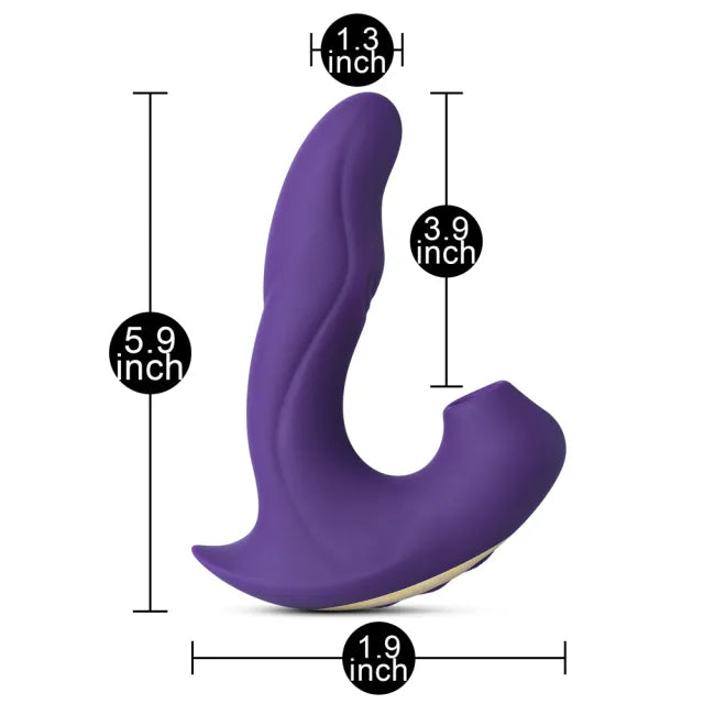 10 Speed G-Spot Vibrator with Suction