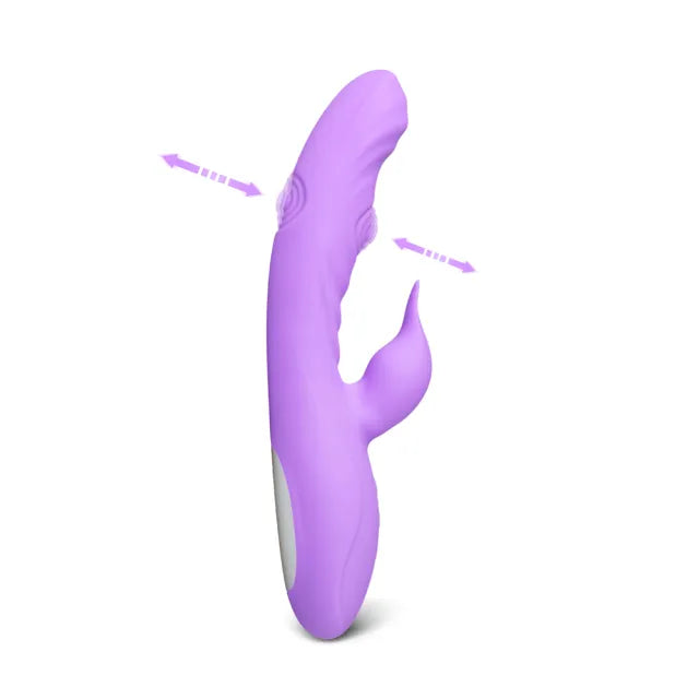 7-Speed Rabbit Vibrator with Double Tapping Function