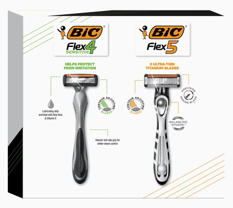 BIC Flex 4 Sensitive Titanium Men's Disposable Razors