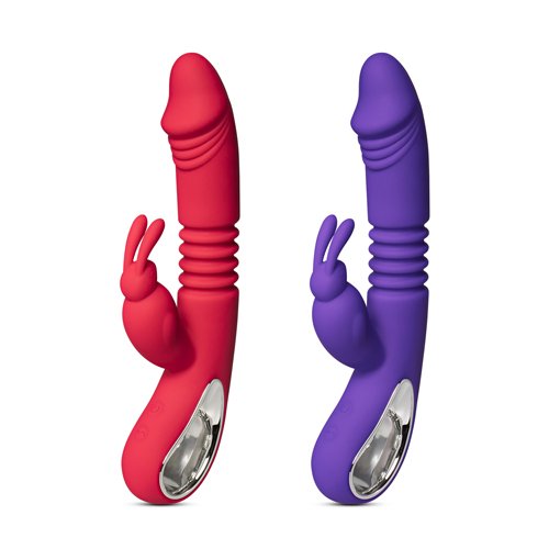 12 Speed Thrusting Rabbit Vibrator with Heating